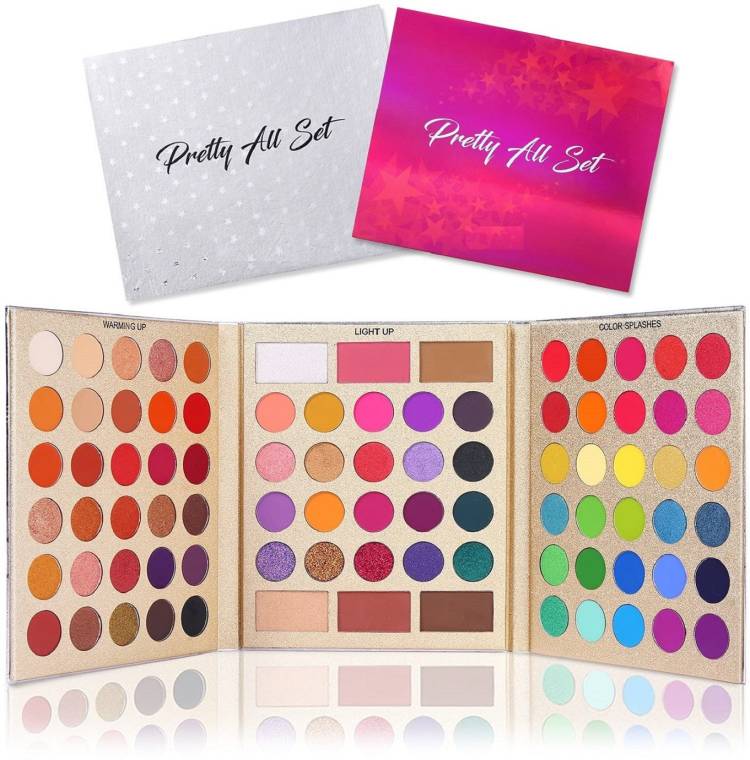 Insta Beauty 86 Colors Matte Shimmer Pretty All Set EyeShadow Palette Beauty Eye Shadow 196 g Price in India
