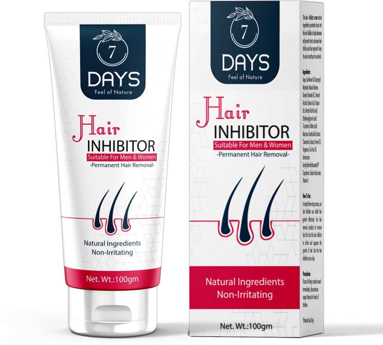 7 Days natural hair inhibitor for permanent reduction Cream Price in India,  Full Specifications & Offers 