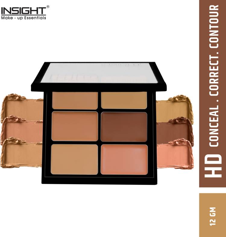 Insight HD Conceal, Correct & Contour Palette For Perfect Make Up (Light Skin) Concealer Price in India