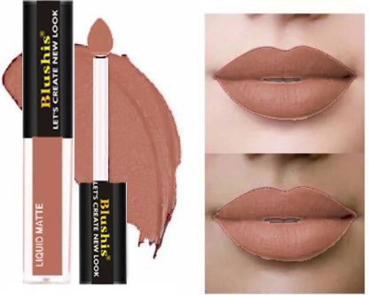 BLUSHIS Kiss of Love Liquid Melt Mini Lipstick Nude myth Price in India