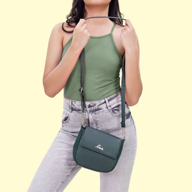 Green Women Sling Bag - Mini Price in India