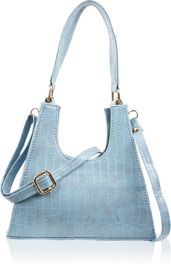 Women Blue Hand-held Bag Price in India