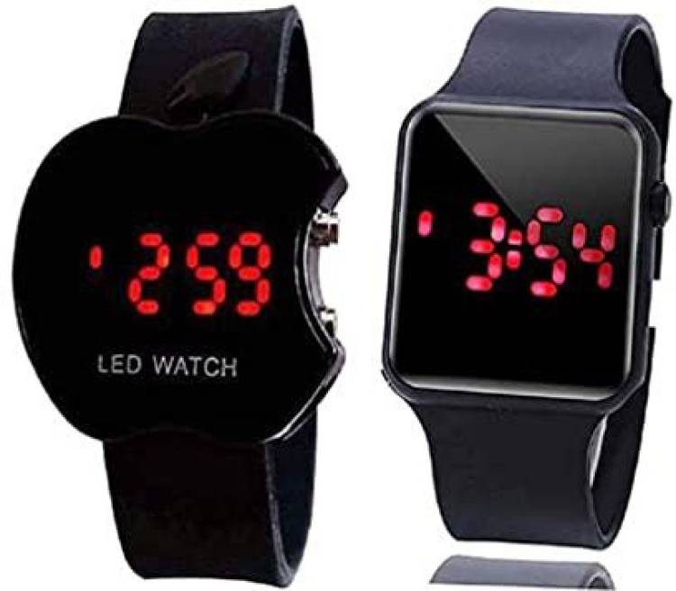 AMAZICA Digital Watch Black Colour Watch for New Generation Kids Combo Smartwatch Price in India