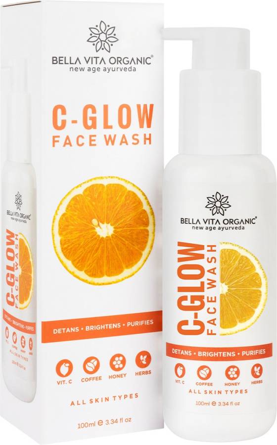 Bella vita organic Vitamin C  For Oil Control, Hydration, Brightening, Pore Cleansing, Detan, Pigmentation, Blemishes, Acne & Sensitive Skin Face Wash Price in India