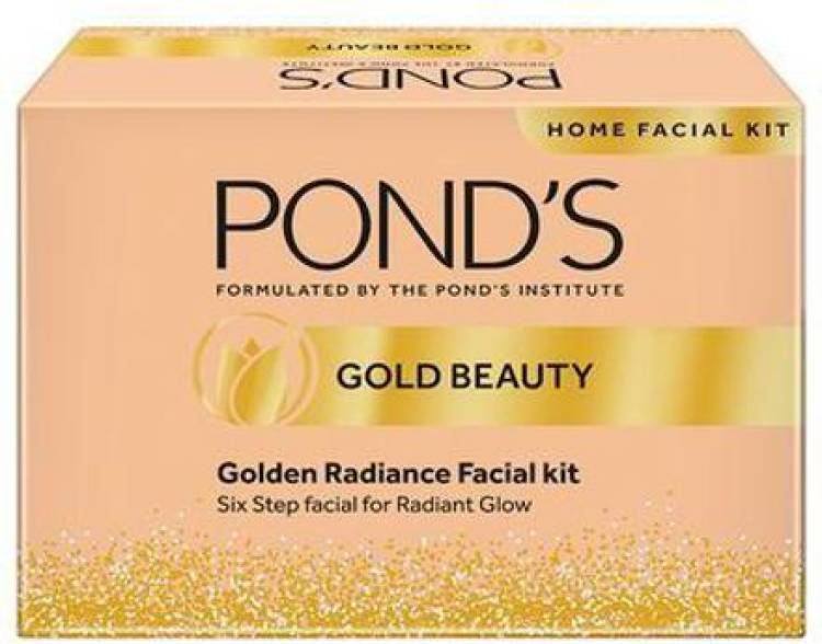 POND's Golden Radiance Facial Kit, Just 6 Easy Steps Price in India