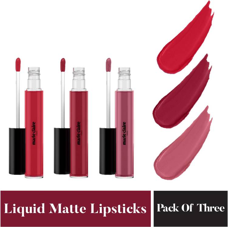 Marie Claire Paris Matte My Match Lipstick with Shea butter & Jojoba Oil Price in India