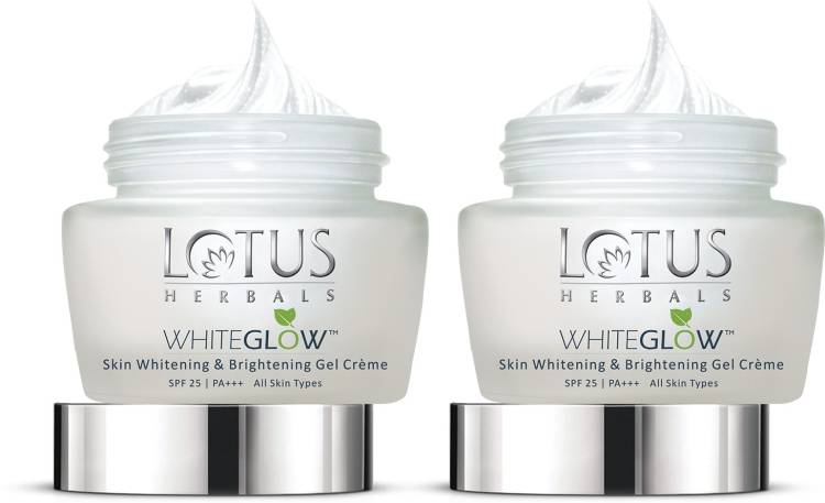 LOTUS HERBALS Whiteglow Skin Whitening & Brightening Gel Cream | SPF 25 | Pa +++| 40g Price in India