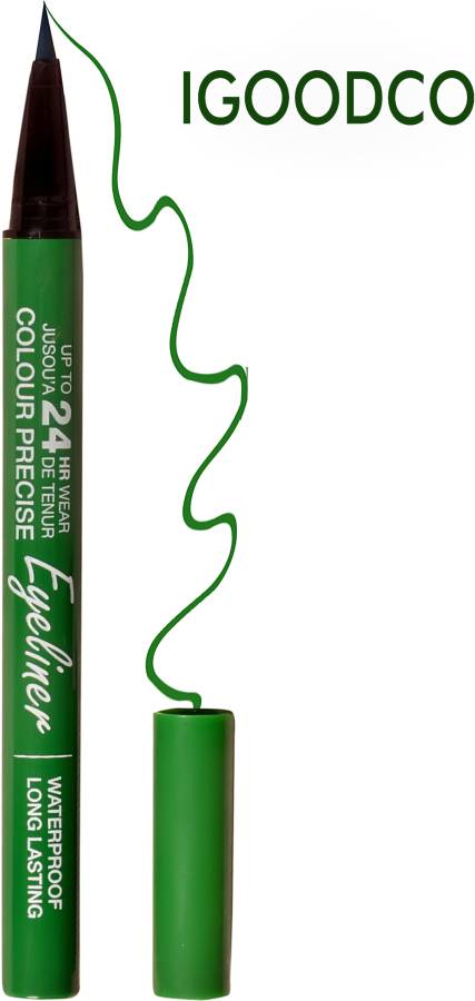 IGOODCO Maliao Eyeliner Long Lasting 24HR 1.6 ml (Green) 1.6 ml Price in India