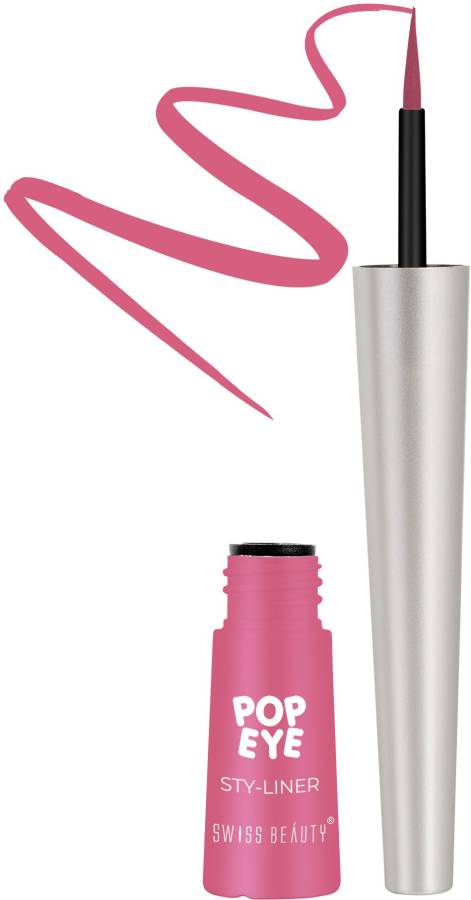 SWISS BEAUTY Pop Eye Eyeliner - Neon Pink 3 ml Price in India
