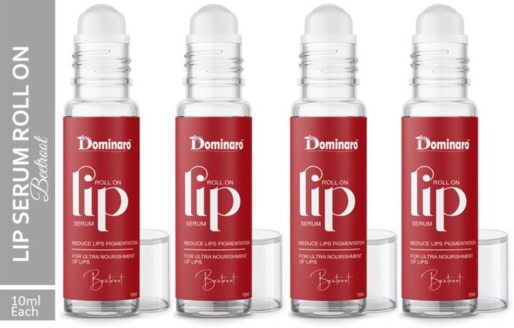 Dominaro Roll On Lip Serum Beetroot Brightening Pink Lip Serum Lightening & for Dry Lips Price in India