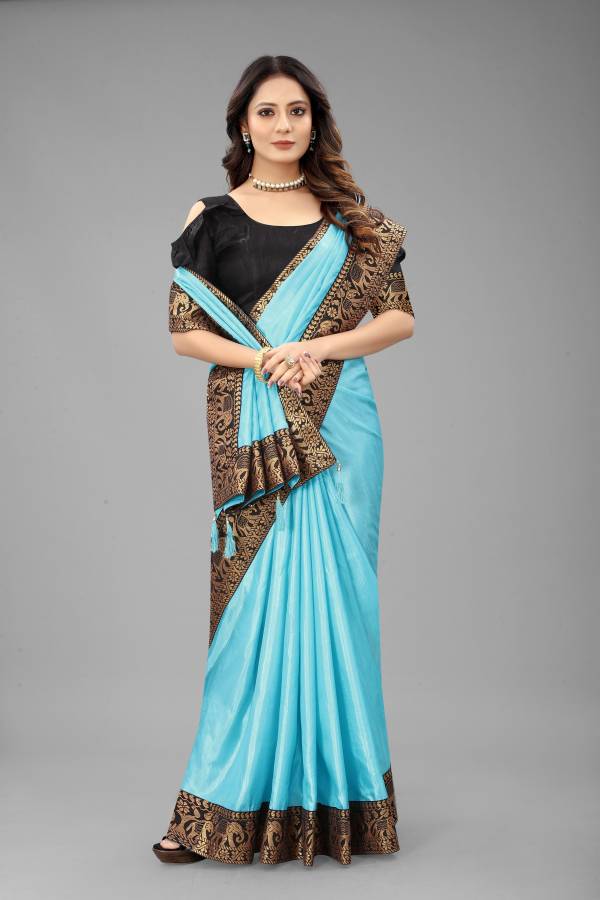 Solid Bollywood Art Silk Saree Price in India