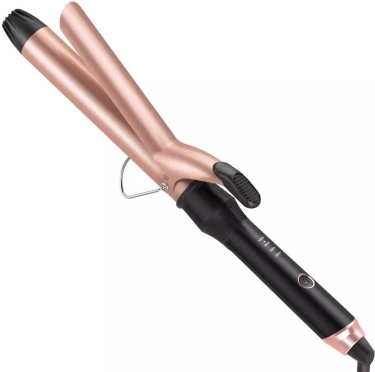 GLOWISH PROFESSIONAL 9MM CURLING WAND ROLLER WITH DIGITAL TEMPERATURE LCD DISPLAY Electric Hair Curler Price in India