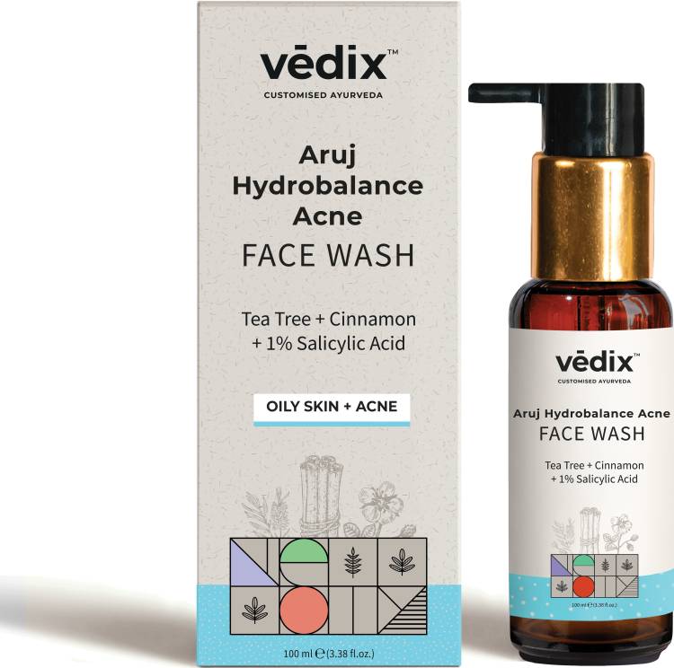 Vedix Ayurvedic Customized Aruj Hydrobalance Acne Facewash For Oily Skin Face Wash Price in India