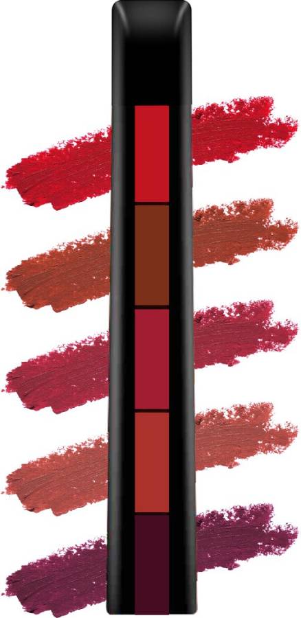 FASHION COLOUR Girl 5 in 1 Matte Lipstick, Waterproof and Long Lasting Price in India