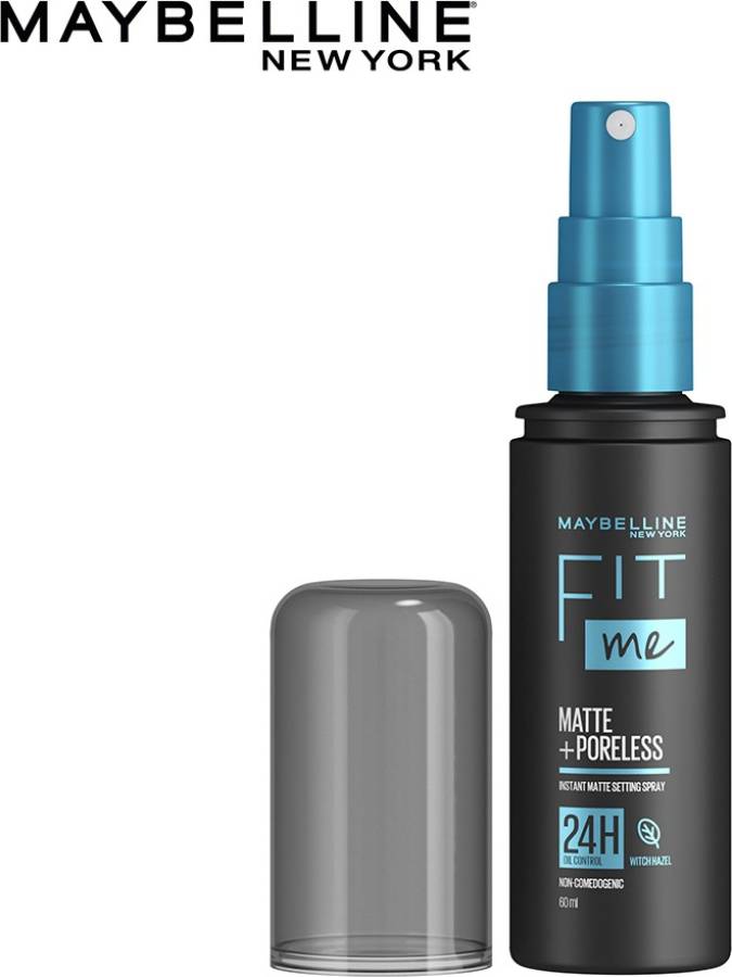 MAYBELLINE NEW YORK Fit Me Matte + Poreless Setting Spray, 24H Oil-Control Formula Primer  - 60 ml Price in India