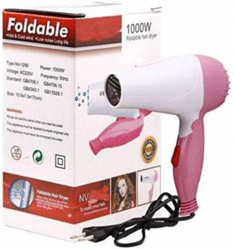 Trimoto Professional Foldable 1000W Hair care hair dryer Hair Dryer For Man/Woman Hair Dryer Price in India