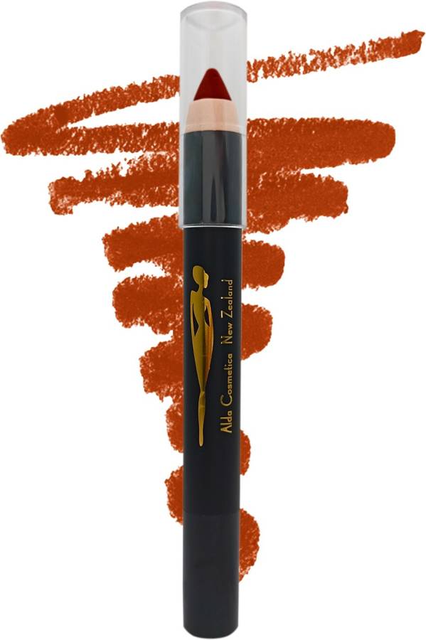 pretty woman High Pigment Coffee Lip Crayon Pencil-Creamy, Matte Finish With Inside Sharpener Price in India