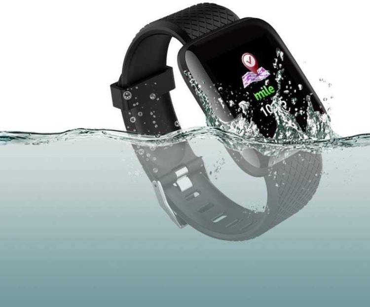 Earboss ID116 LED screen for Men/Women/Kids fitness waterproof Smartwatch Price in India