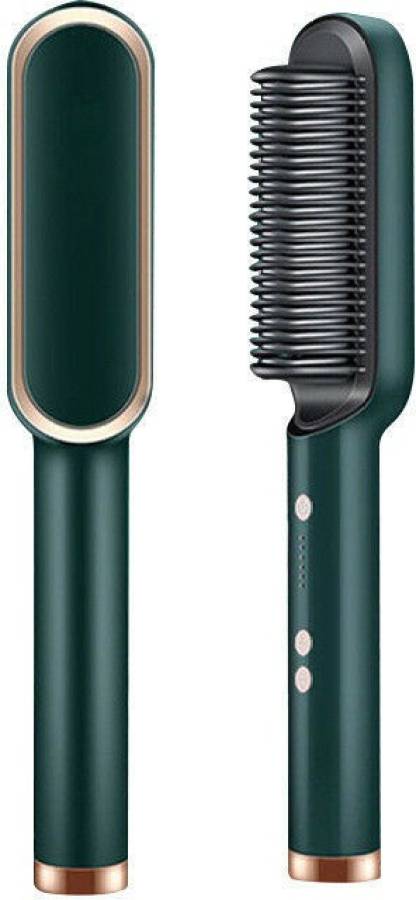 Wunder Vox Electric Hair Straightener Brush Straight Quick Iron Hot Comb IVX-49HY-Electric Hair Straightener Brush Straight Quick Iron Hot Comb Hair Straightener Price in India