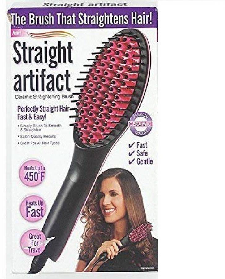 Twixxle IXV-Simply Ceramic Perfectly Straight Hair Straightener Brush-96 XII-64AZ-Simply Ceramic Perfectly Straight Hair Straightener Brush Hair Straightener Brush Price in India
