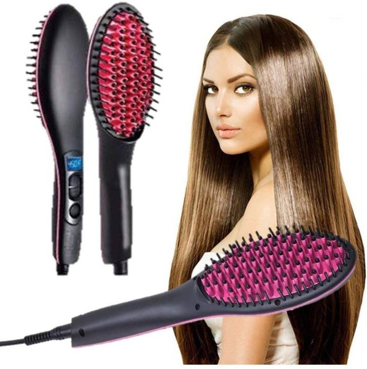 Wunder Vox XVI-Ceramic Electric Digital Fast Hair Straightener-49 IVX-17AZ-Ceramic Electric Digital Fast Hair Straightener Hair Straightener Brush Price in India