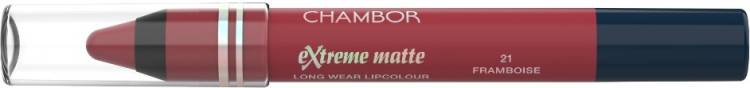Chambor Extreme Matte Long Wear Lip Colour Make up Les Meringues Collection-Framboise Price in India