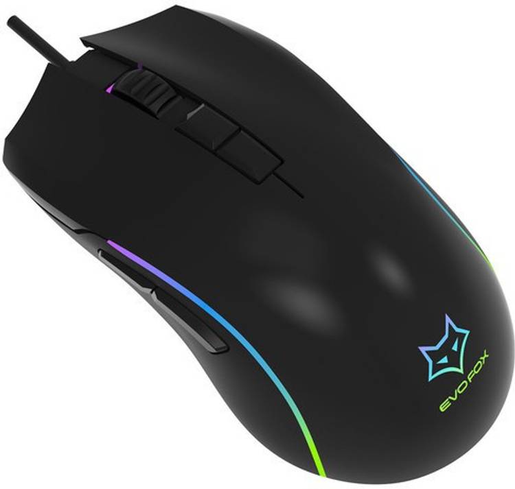 EVOFOX Phantom Pro with 7 Programmable Buttons, 6400 DPI and RGB Lighting Wired Optical  Gaming Mouse