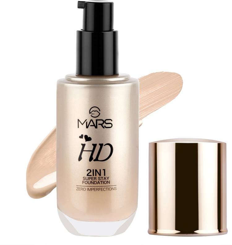 MARS HD 2IN1 Super Stay Nutration For Skin Foundation - F07 Foundation Price in India
