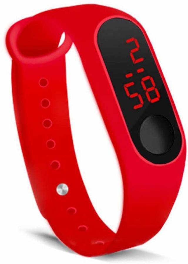 AMAZICA RED Stylish Professional Band Digital Watch for KIDS Smartwatch Price in India