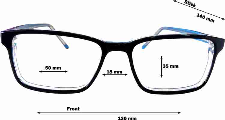 N Specs Full Rim 2.00 Rectangle Reading Glasses Price in India