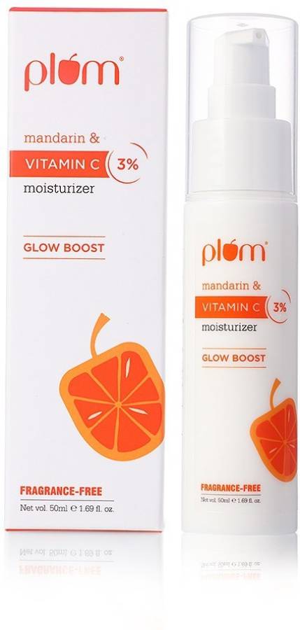 Plum 3% Vitamin C Moisturizer with Mandarin | For Glowing Skin Price in India