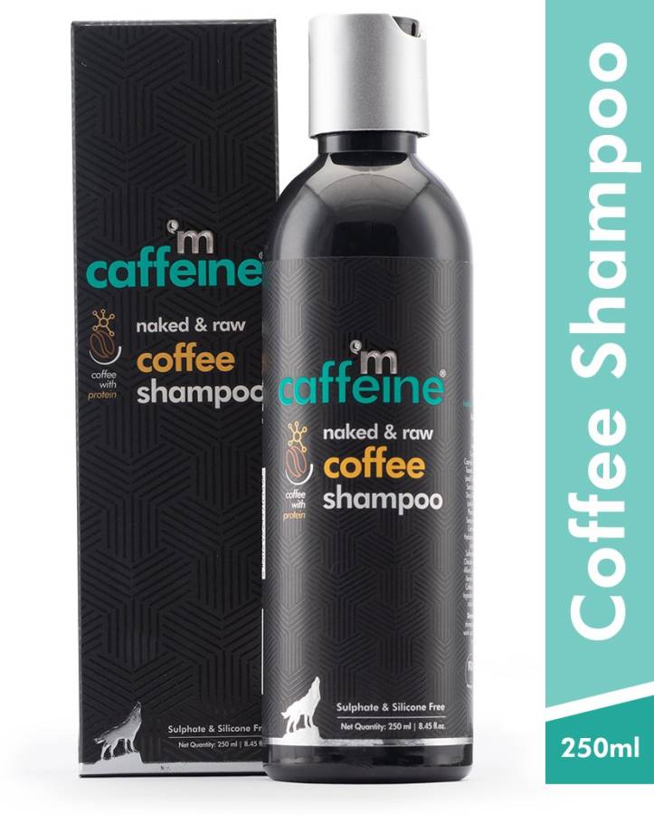 mCaffeine Naked & Raw Coffee Shampoo | Hair Fall Control | Protein & Argan Oil | All Hair Types | Sulphate & Silicone Free Price in India