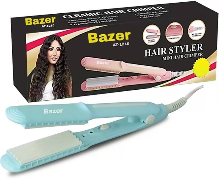 BAZER AT-8007B Women's MINI Crimping Styler Machine for Hair Hair Styler Price in India