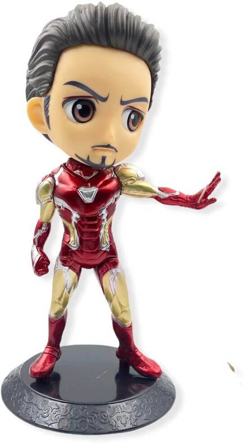 RVM Toys Iron Man Tony Stark Action Figure 15 cm for Office Desk, Car, Cake Topper Toys