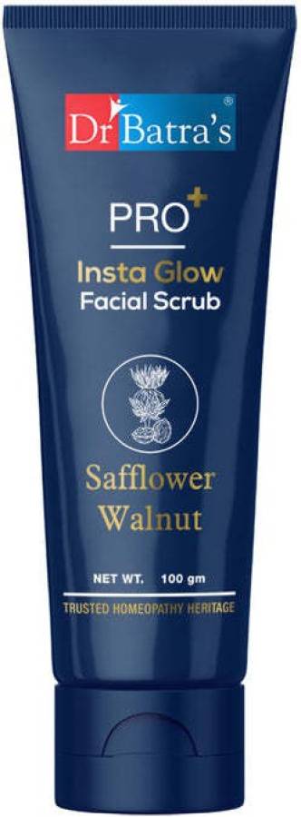 Dr Batra's PRO+ Insta Glow Facial Scrub. Unclogs Skin Pores. Brightens Skin Tone Scrub Price in India