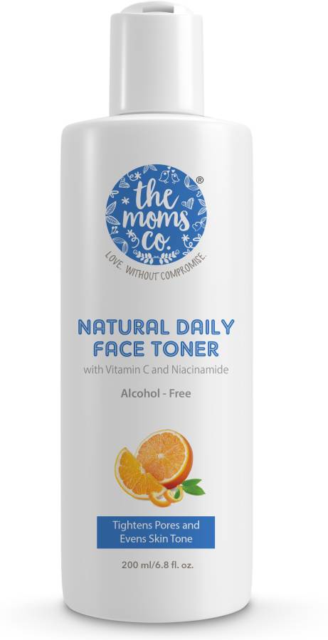 The Moms Co. Natural Daily Face Toner with Vitamin C | Alcohol Free| Tighten & Cleanse Pores Men & Women Price in India
