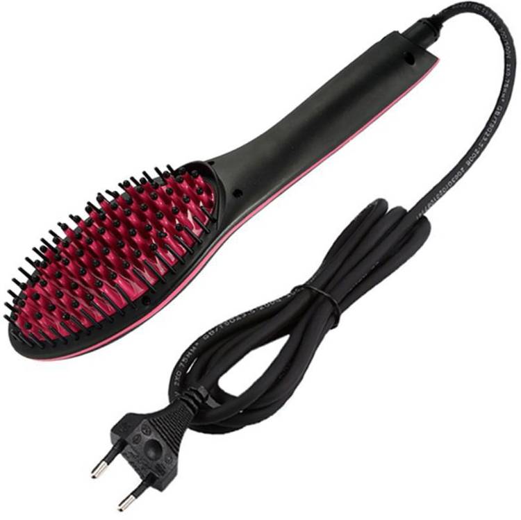 STNR 45W Brush Hair Straightener With 4 Heat Settings (2 Year Warranty) 90 Hair Straightener Brush Price in India