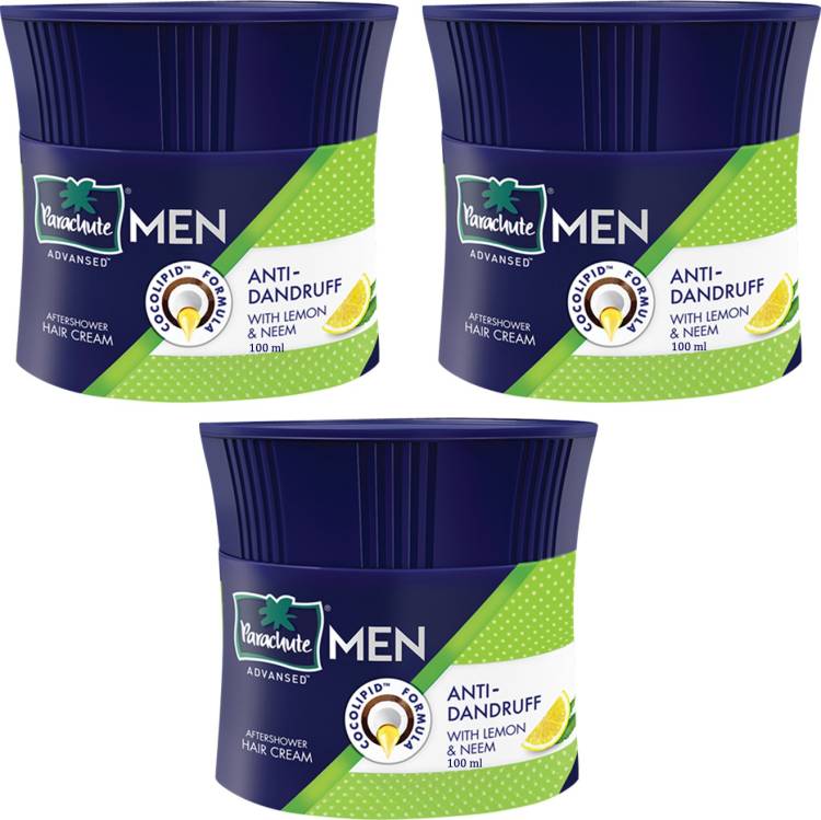 Parachute Advansed Men Anti - Dandruff, With Lemon and Neem Oil for Dandruff - free Hair Cream Price in India