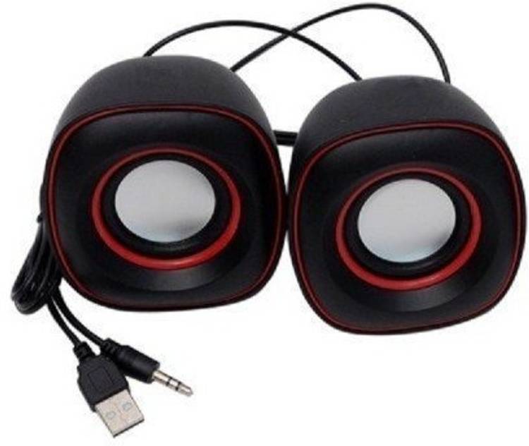 TERABYTE ELIPTIC TB015 Double Point Speaker 3.5mm Jack And USB port/Audio 2 W Laptop/Desktop Speaker