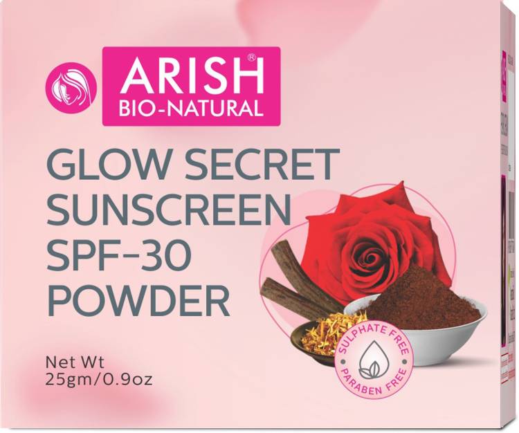 ARISH BIO-NATURAL GLOW SECRET SUNSCREEN SPF-30 POWDER - SPF 30 Price in India