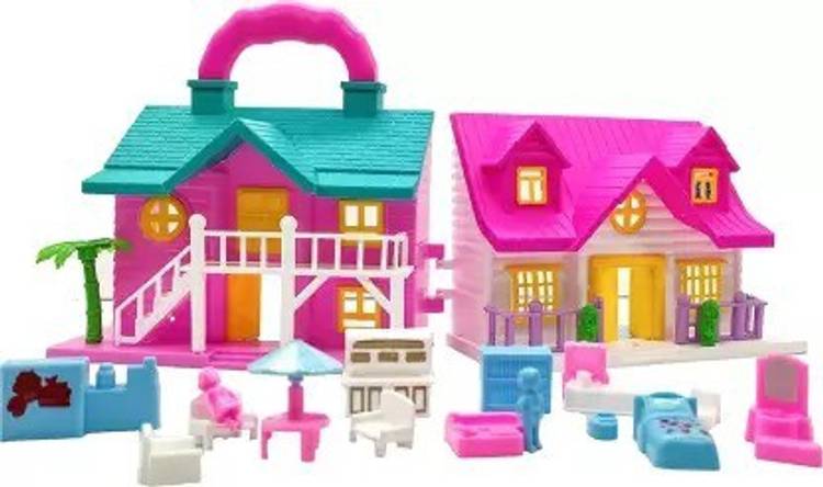 QNM SHIVALIKAA Funny Dream House Play set For Kids (Multi color)
