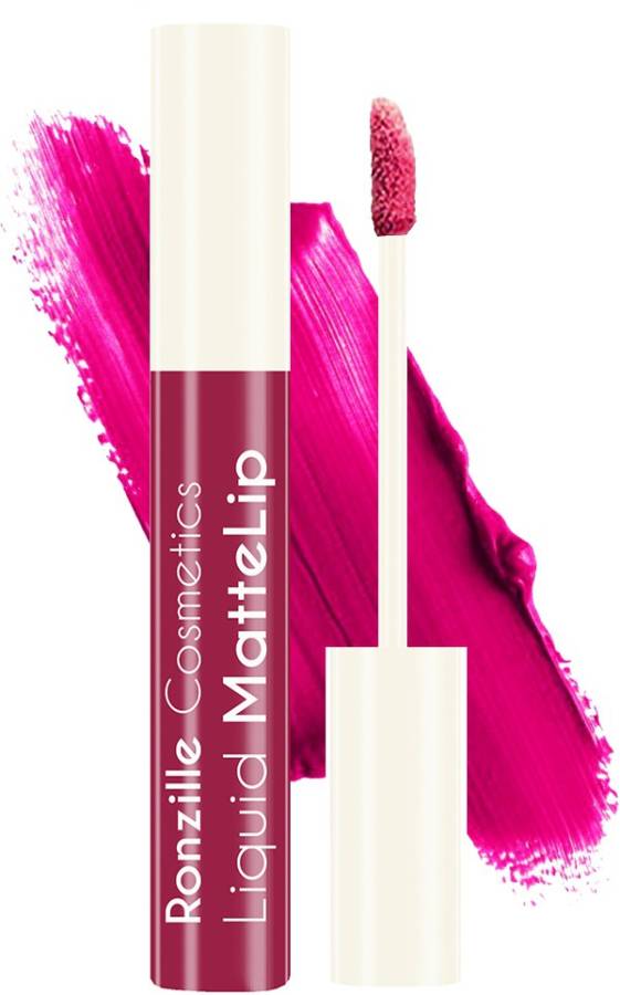 RONZILLE Matte Non Transfer Liquid Lipstick Shade-12 Price in India