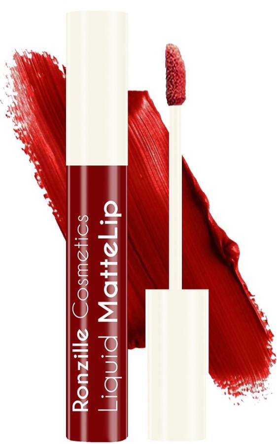 RONZILLE Matte Non Transfer Liquid Lipstick Shade-02 Price in India