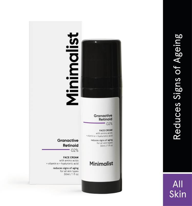 Minimalist 2% Retinoid Anti Aging Night Cream For Wrinkles & Fine Lines Price in India