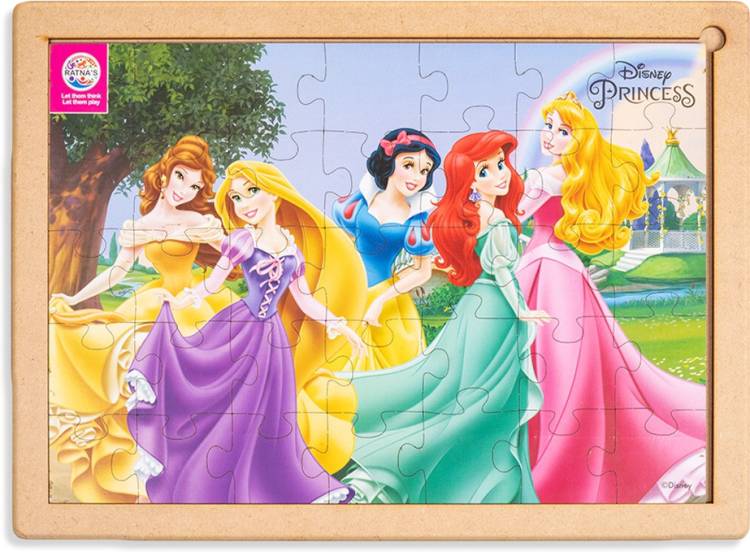 RATNA'S Disney Princess Wooden jigsaw puzzle (35 Pieces) (2550)