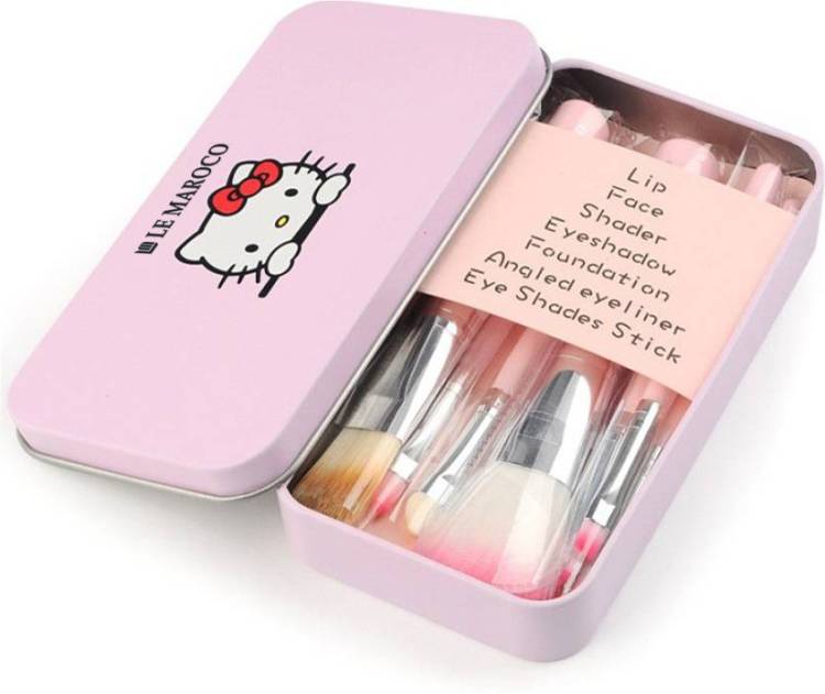 Le Maroco hello kitty Makeup Brush Set (Pack of 7) Price in India