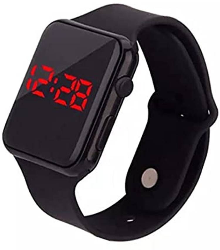 Rich Club Digital Black LED Band Watch Smartwatch Price in India