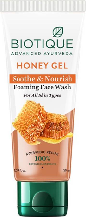 BIOTIQUE Honey Gel Soothe & Nourish Foaming  Face Wash Price in India