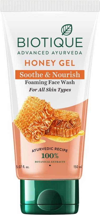 BIOTIQUE Honey Gel Soothe & Nourish Foaming  Face Wash Price in India