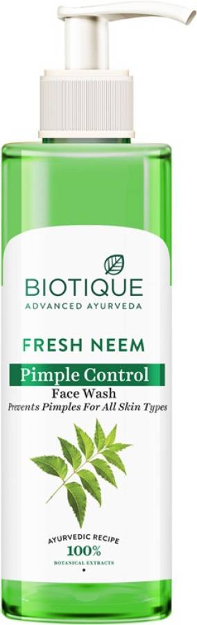BIOTIQUE Fresh Neem Pimple Control  Face Wash Price in India